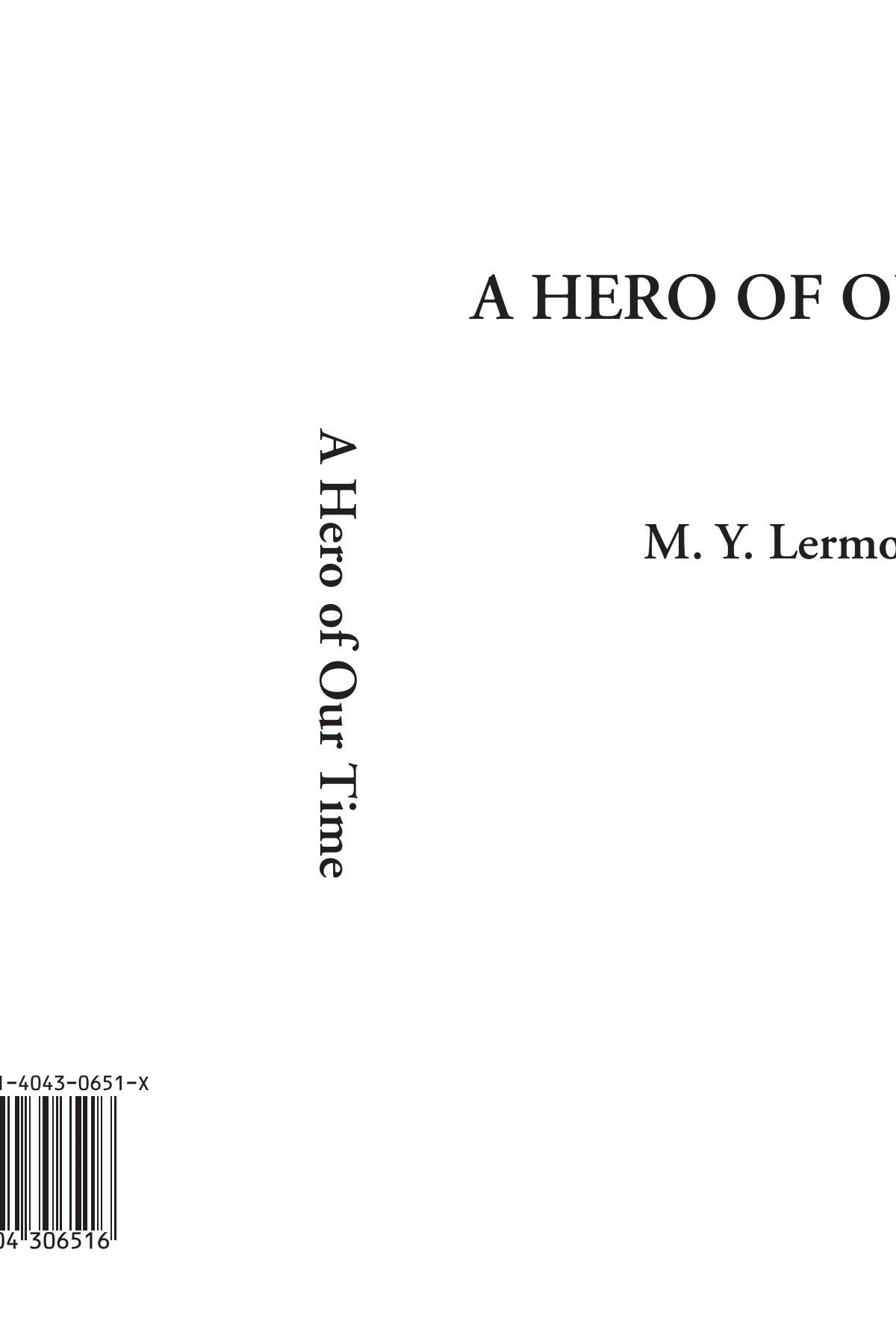 A Hero of Our Time Classics