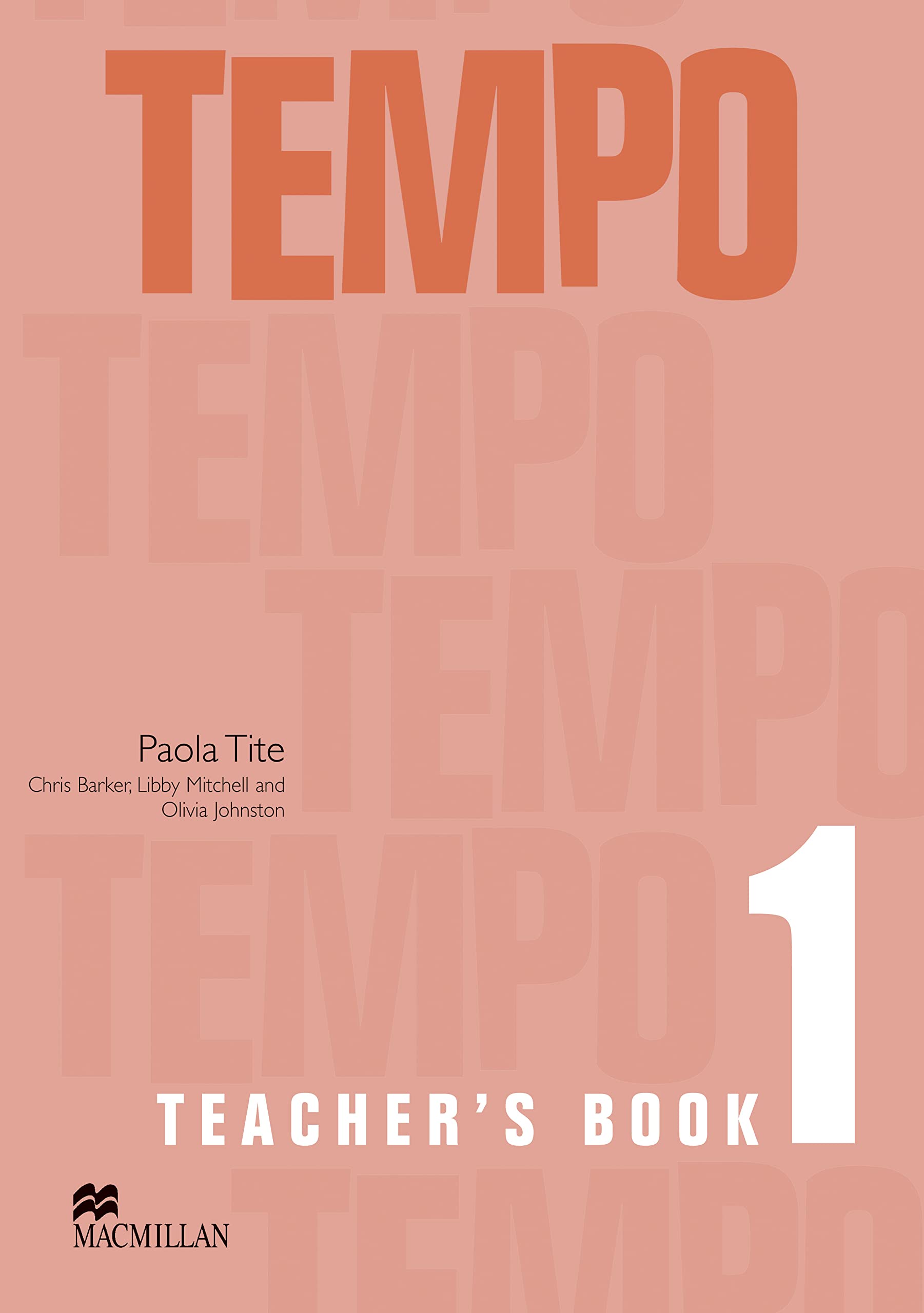 Tempo 1 Teacher's Book International Foreign Languages ​​& Dictionaries