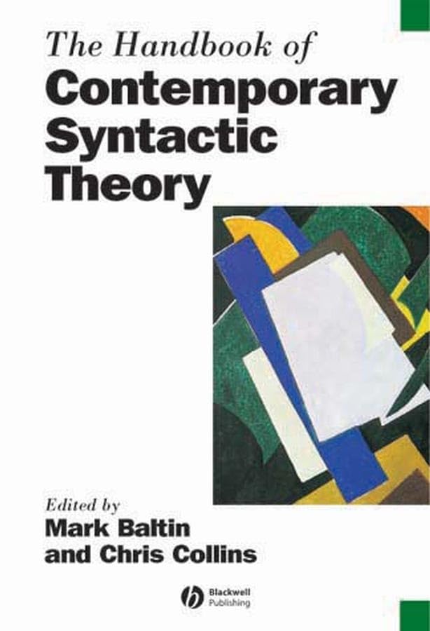 The Handbook of Contemporary Syntactic Theory book
