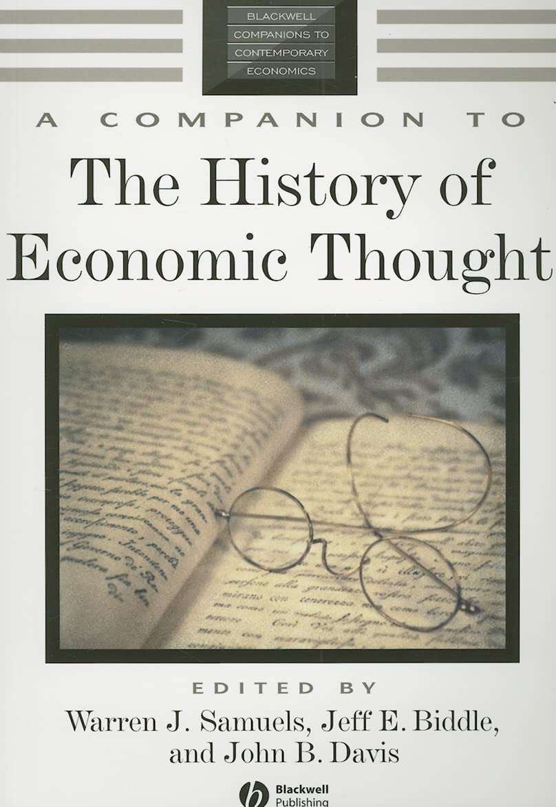 A Companion to the History of Economic Thought book