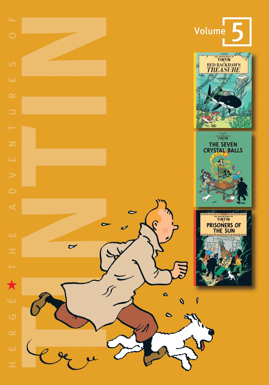 Tintin.Vol.5: Red Rackham's Treasure / The Seven Crystal Balls / Prisoners of the Sun (Adventures of Tintin) Manga