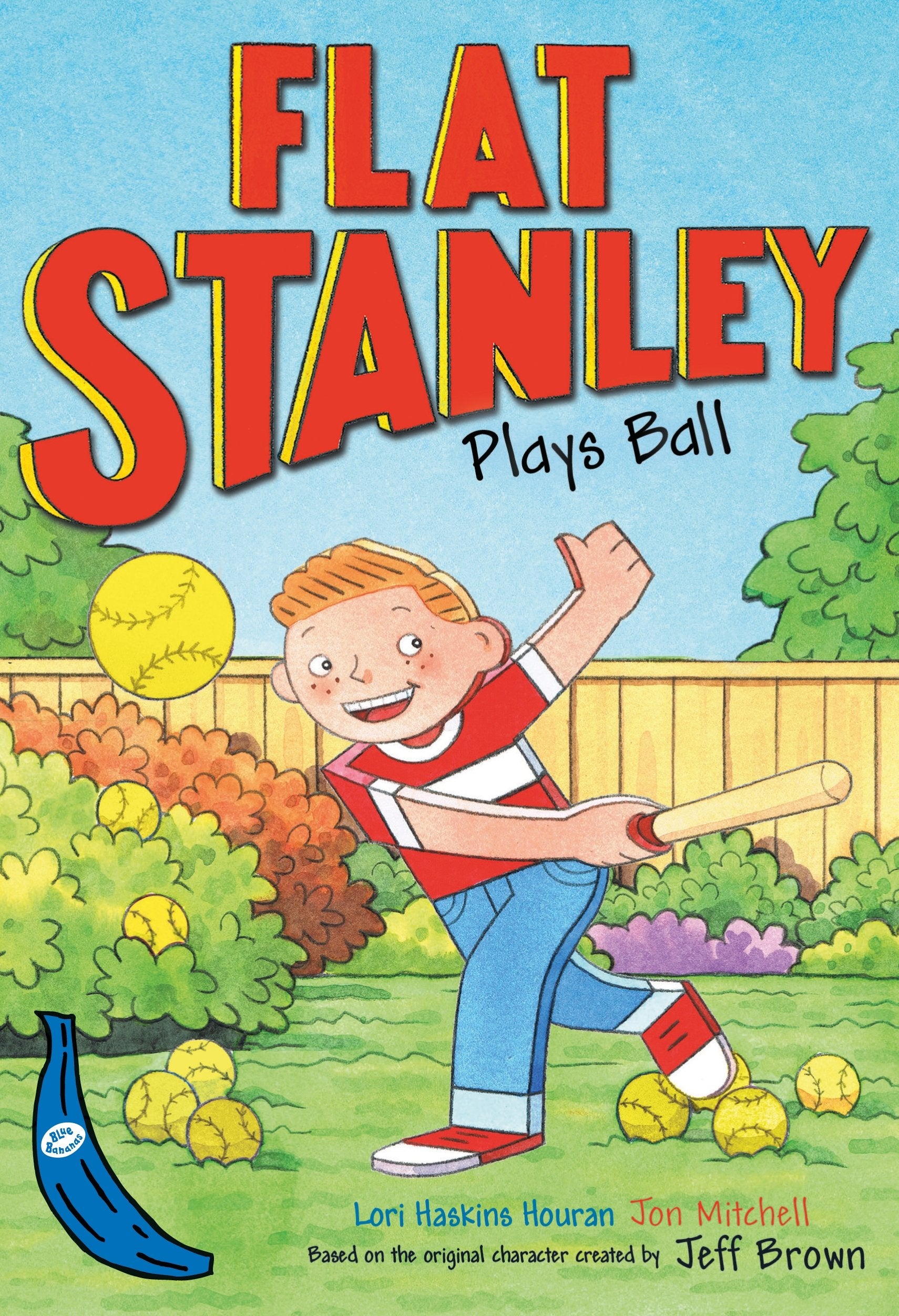 Flat Stanley Plays Ball: Blue Banana (Banana Books) Novels & Short Stories