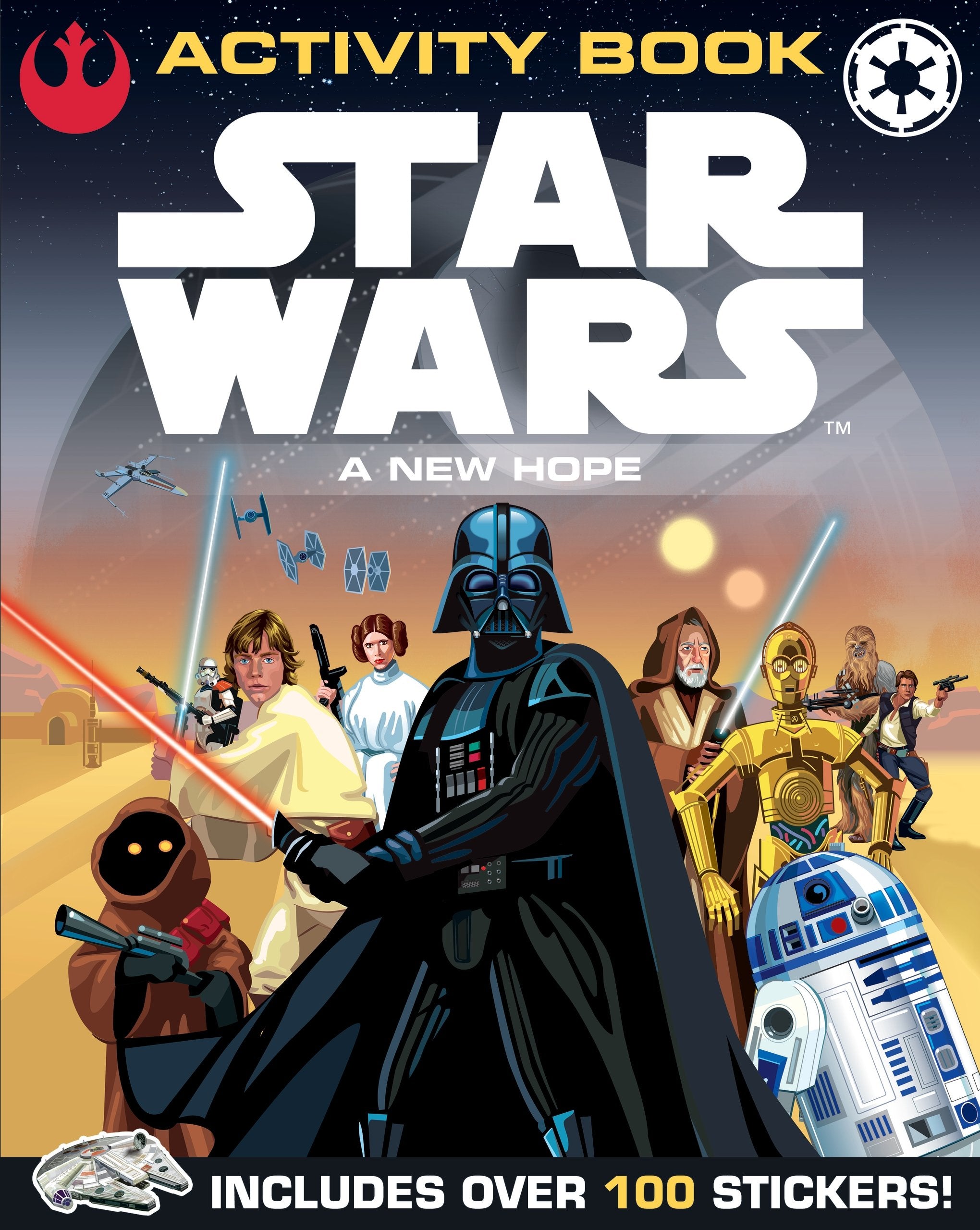 Star Wars: A New Hope: Activity Book: With Sticker Scene Tiptoi & Games