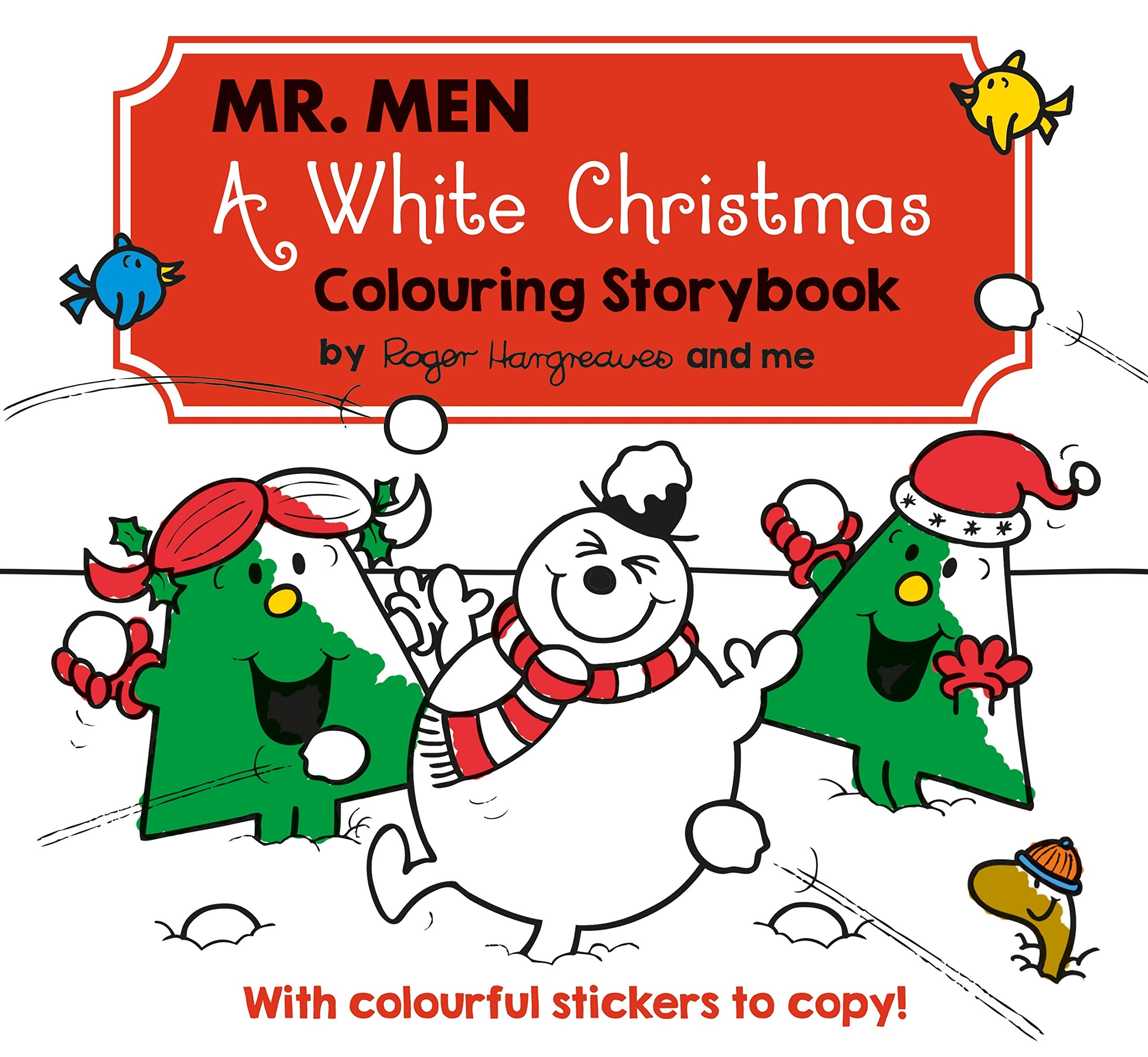 Mr Men A White Christmas Colouring Storybook Non-fiction