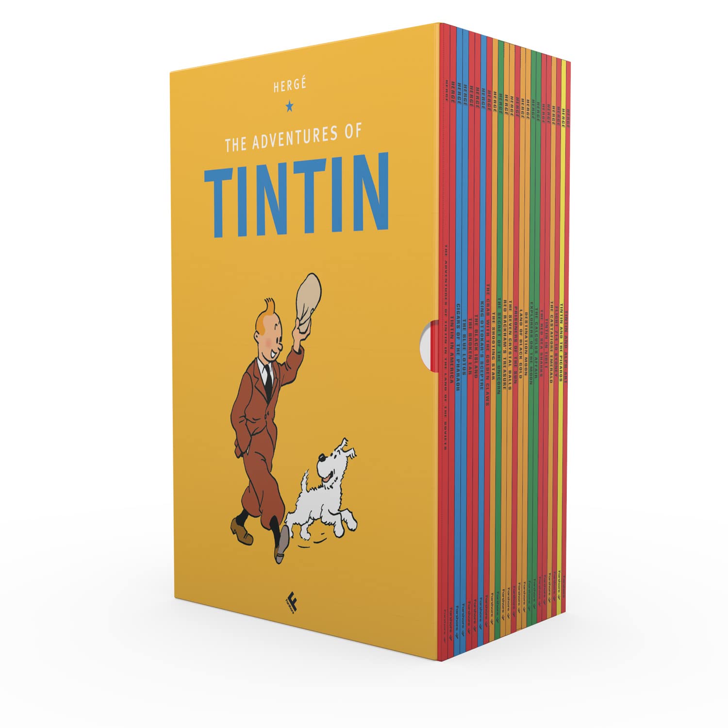 Tintin Paperback Collection: 23 Book Box-Set: The Complete Official Classic Children’s Illustrated Mystery Adventure Series (The Adventures of Tintin) Manga