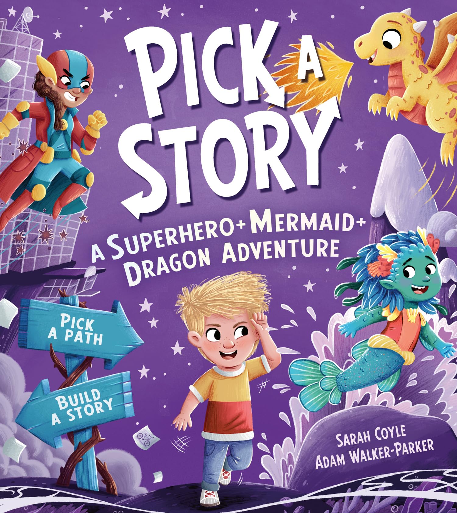 Pick a Story: A Superhero Mermaid Dragon Adventure Novels & Short Stories