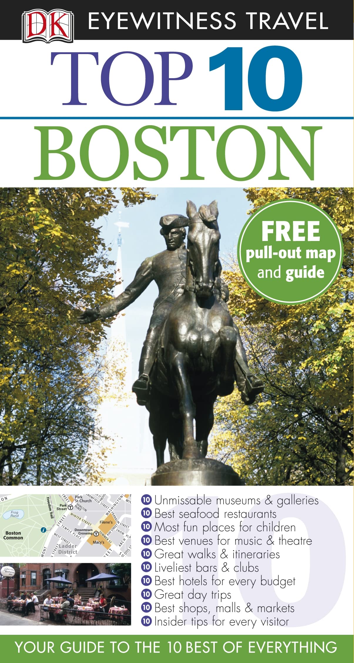 DK Eyewitness Top 10 Travel Guide: Boston: Your Guide to the 10 Best of Everything Leisure, Home & Garden