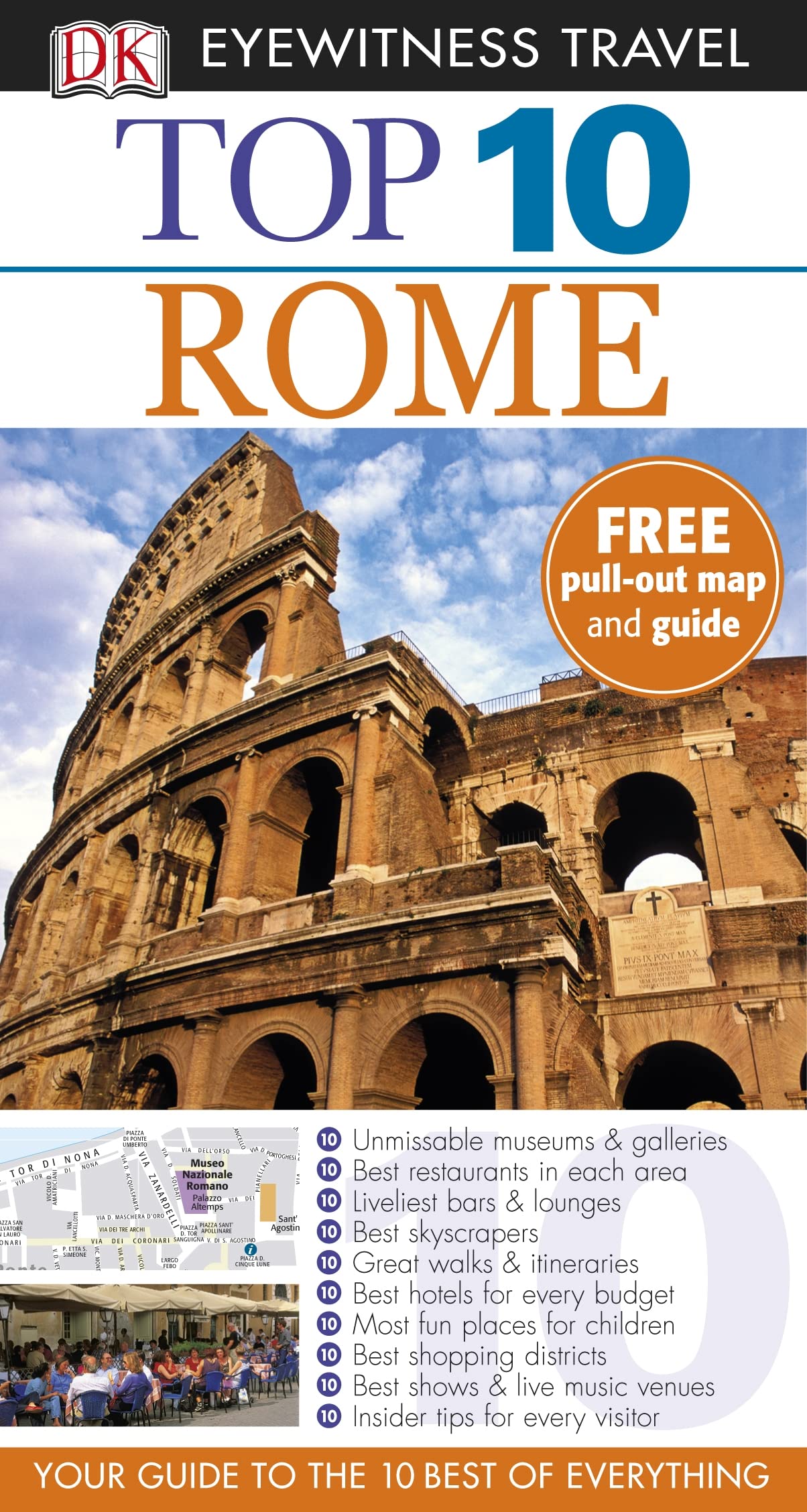 DK Eyewitness Top 10 Travel Guide: Rome: Eyewitness Travel Guide 2012 Leisure, Home & Garden