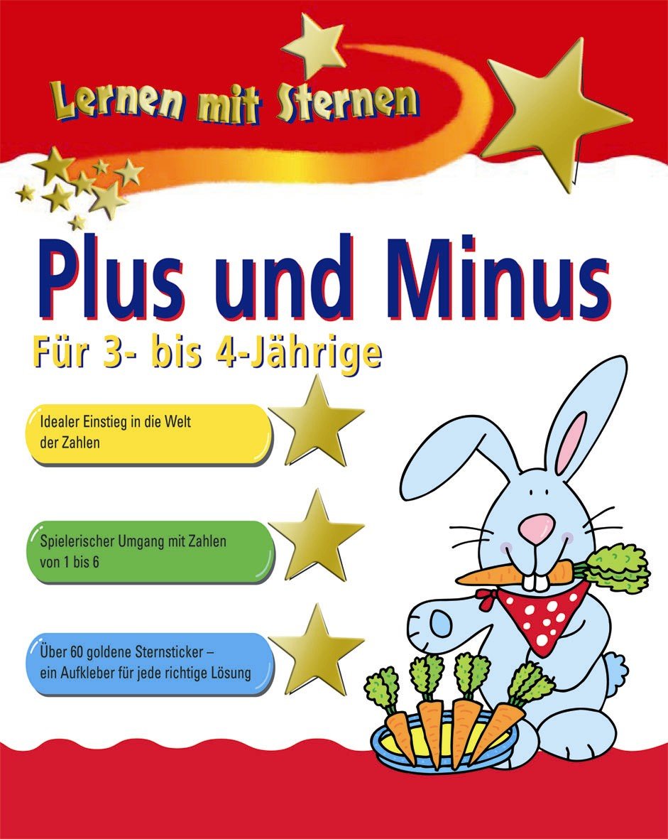 Lernen mit Sternen : Plus und Minus für 3- bis 4-jährige Books