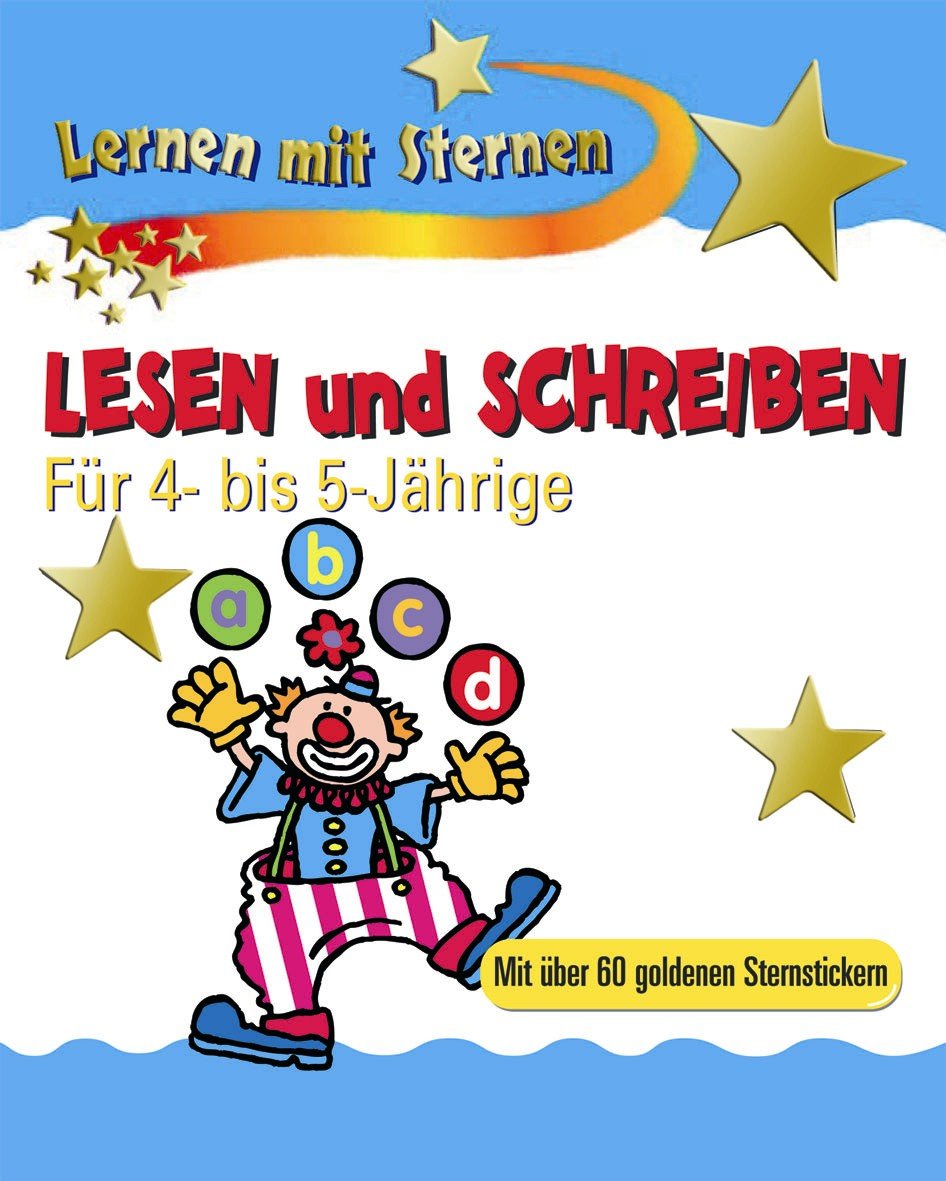Lesen und Schreiben für 4 bis 5-Jährige (Lernen mit Sternen) - Shaynie Morris Manga