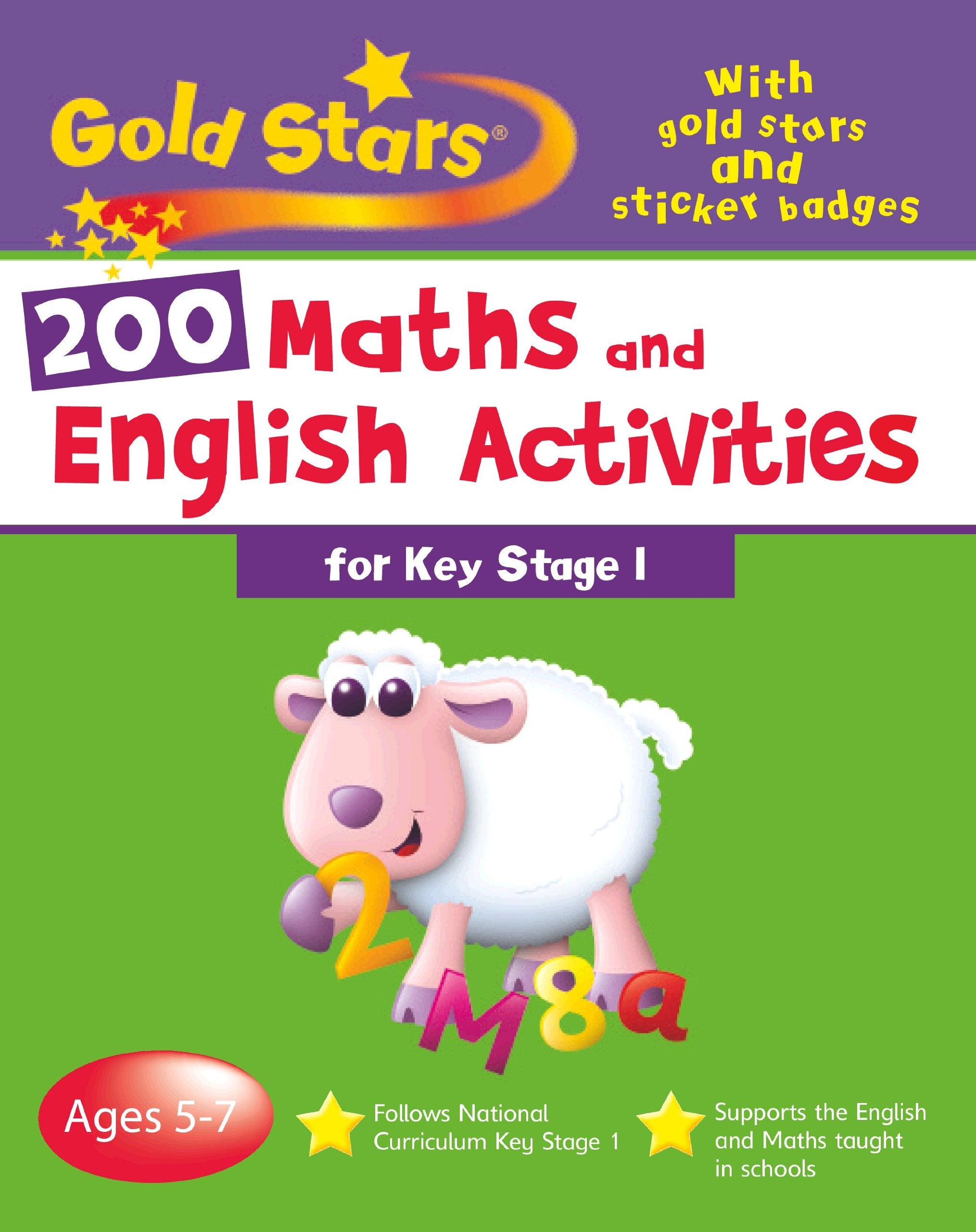 200 Maths and English Activities Key Stage I (Gold Stars Bumper Workbooks) Professional & Reference Books