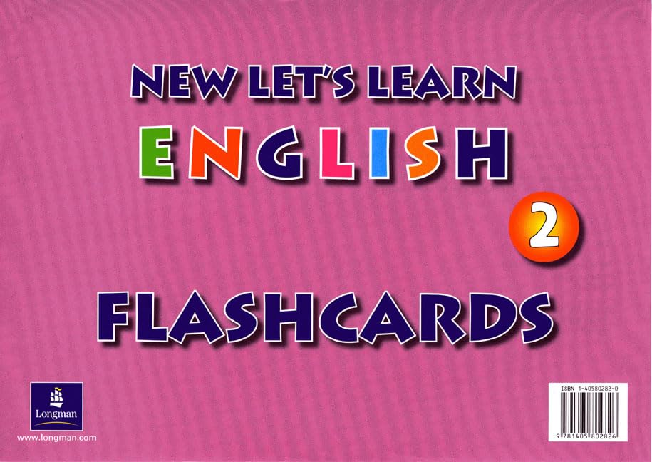 New Let's Learn English Flashcards 2 Foreign Languages ​​& Dictionaries