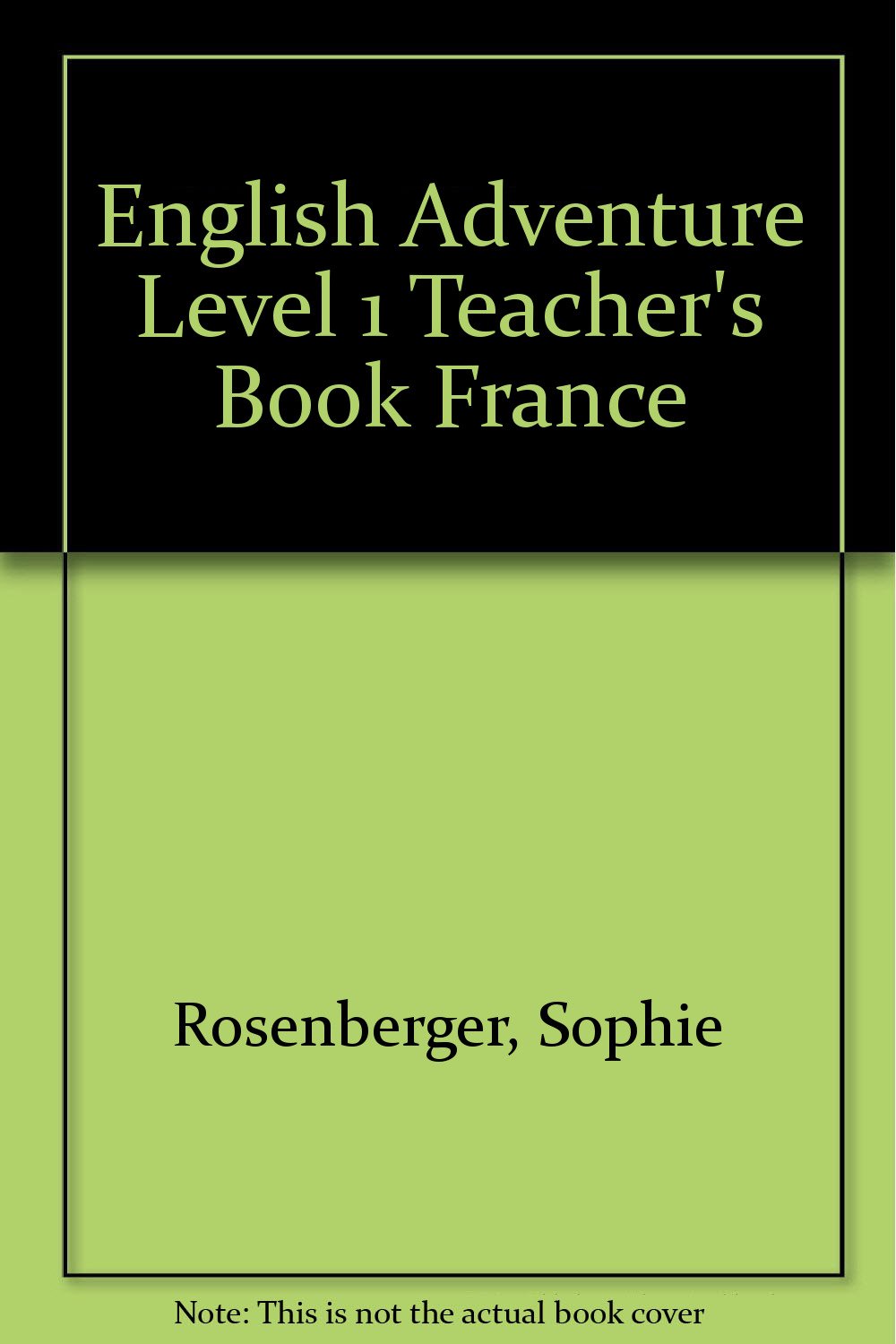 English Adventure 1 Teacher's Book France book