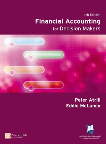 Online Course Pack: Financial Accounting for Decision Makers with OneKey Blackboard Access Card Atrill: Financial Accounting for Decision Makers 4e Business, Finance & Career
