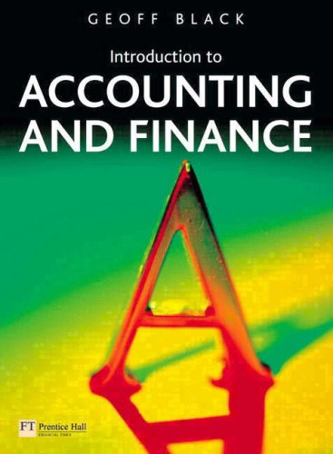 Online Course Pack: Introduction to Accounting and Finance with OneKey Blackboard Access Card Black: Introduction to Accounting and Finance 1e Business, Finance & Career