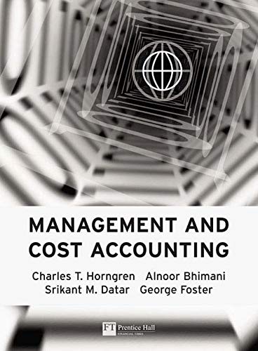 Online Course Pack: Management and Cost Accounting with Professional question supplement and OneKey CourseCompass: Horngren Management and Cost Accounting 3e Business, Finance & Career