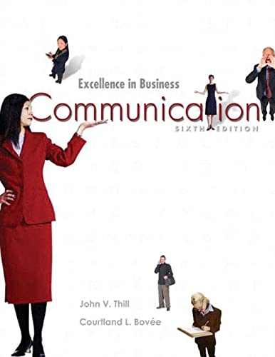 Online Course Pack: Excellence in Business Communication: (International Edition) with OneKey Blackboard, Student Access Kit, Excellence in Business Communication Business, Finance & Career