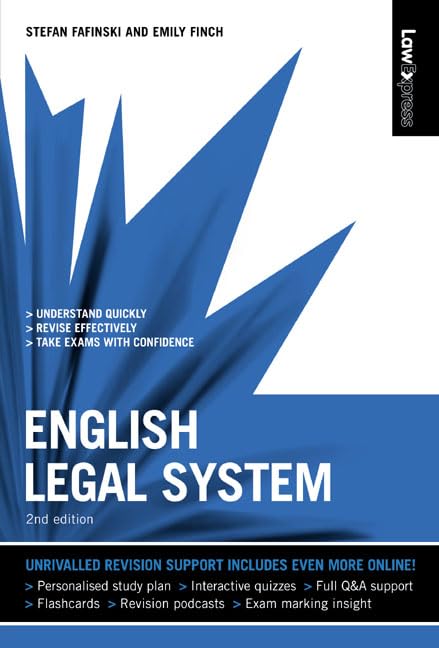 Law Express English Legal System 2nd edition Law
