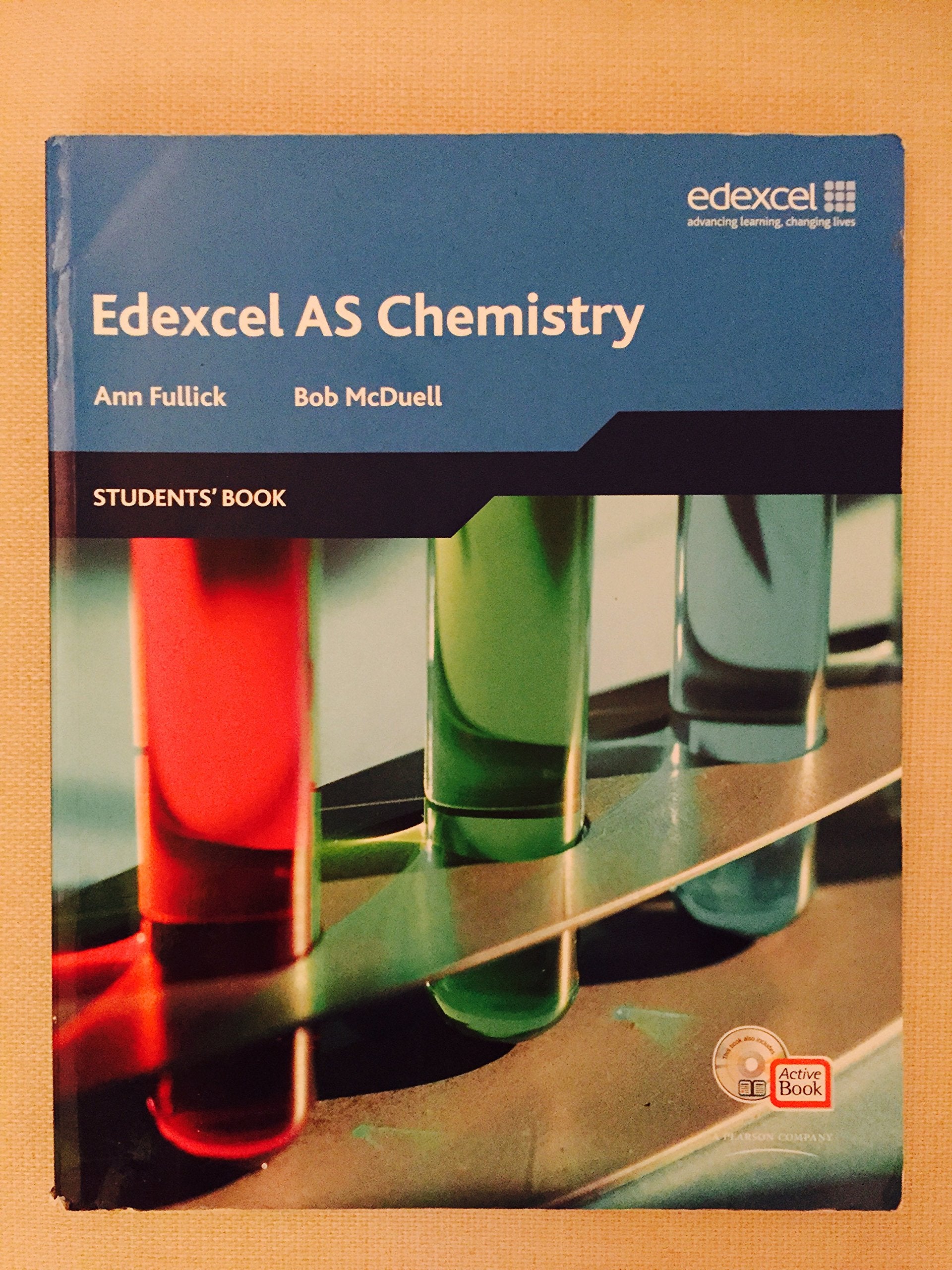 Edexcel A Level Science: AS Chemistry Students' Book with ActiveBook CD Natural Sciences Books