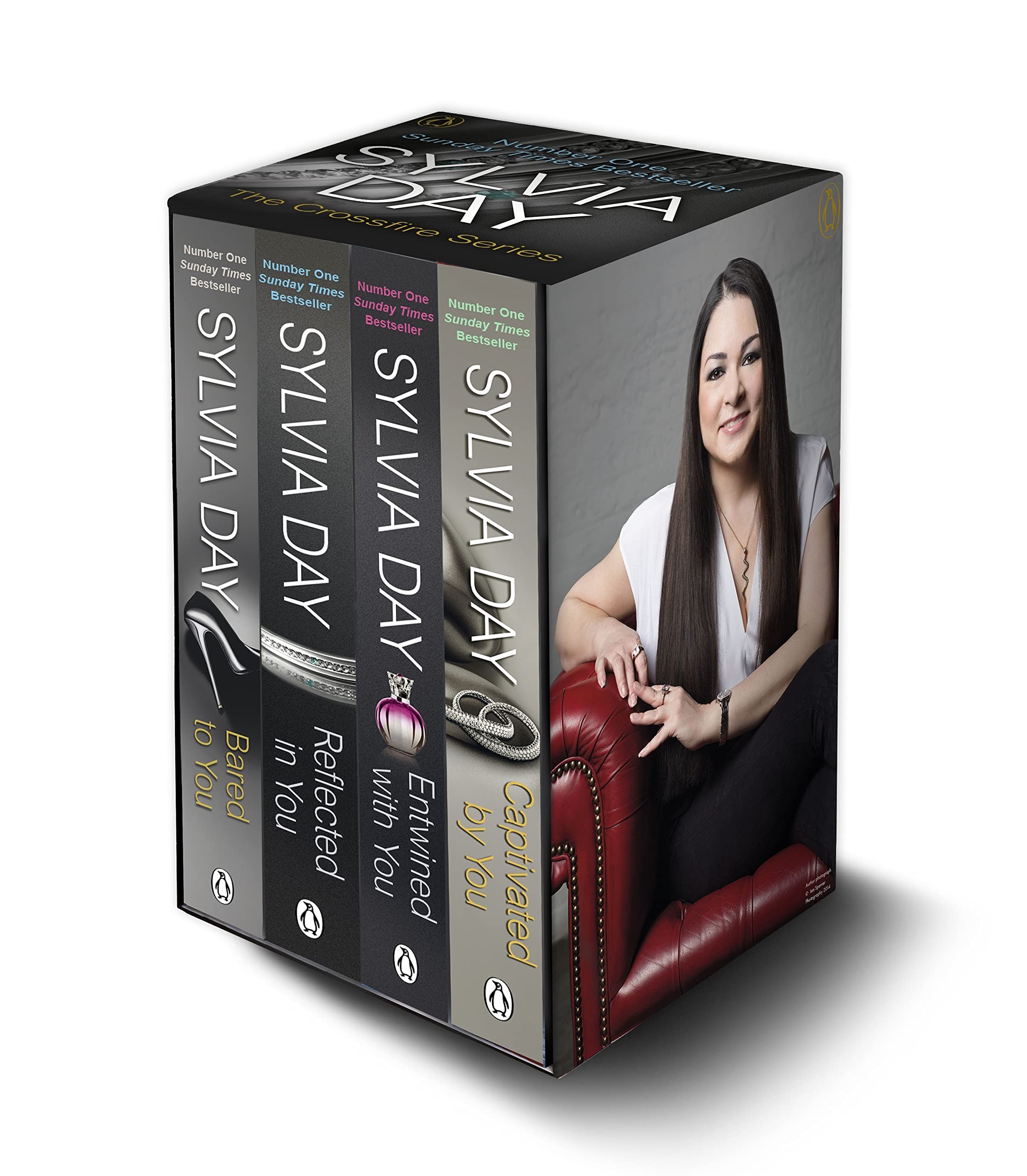 Sylvia Day Crossfire Series Four Book Collection: Bared to You / Reflected in You / Entwined with You / Captivated by You Contemporary literature