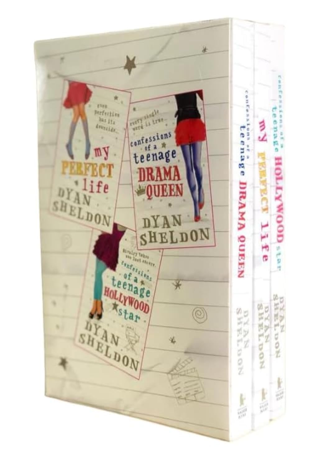 Dyan Sheldon Slipcase, 3 Vols.: Confessions of a Teenage Drama Queen; My Perfect Life; Confessions of a Teenage Hollywood Star. Three stories ... Lola and her long-suffering best friend Ella Fiction