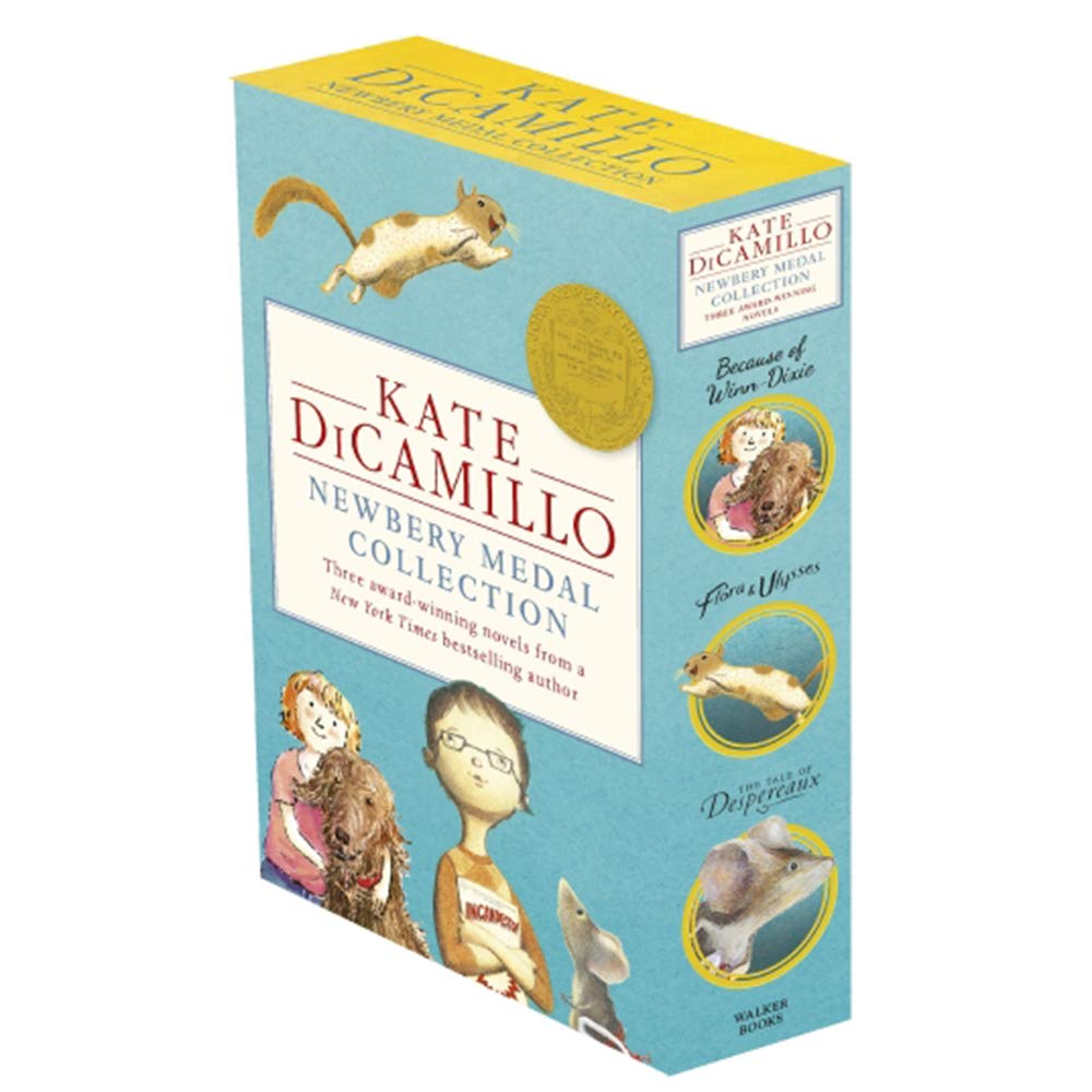 The Kate DiCamillo Newbery Medal Collection, 3 Vols.: Because of Winn-Dixie; The Tale of Despereaux; Flora & Ulysses. Boxed Set Novels & Short Stories