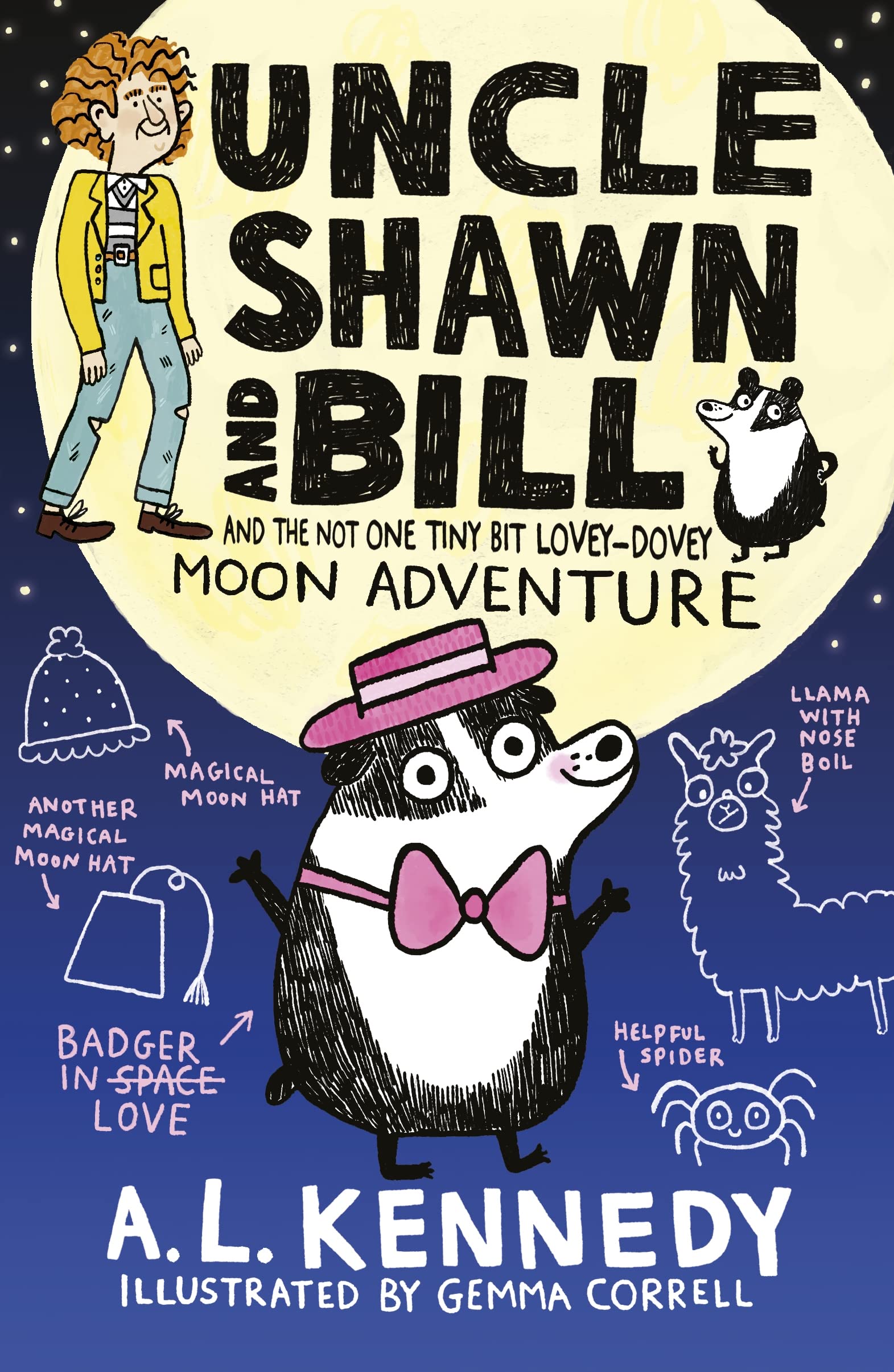 Uncle Shawn and Bill and the Not One Tiny Bit Lovey-Dovey Moon Adventure Novels & Short Stories