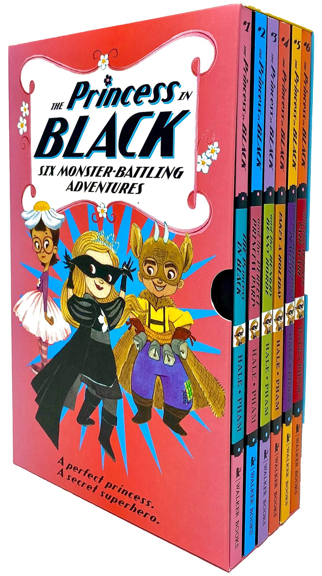 The Princess in Black 6 Monster-Battling Adventures Books Collection Box Set by Shannon & Dean Hale (Science Fair Scare, Mysterious Playdate, Perfect Princess Party & MORE!) Fiction