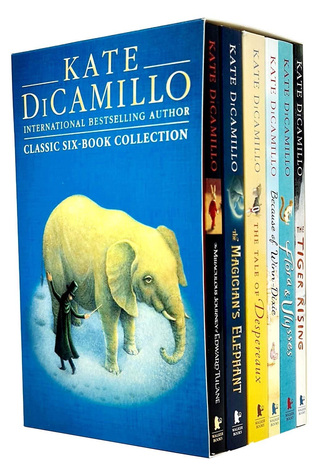 Kate Dicamillo Classic Six Books Box Collection Set (The Miraculous Journey of Edward Tulane, The Magician's Elephant, The Tale of Despereaux, Because of Winn-Dixie, Flora & Ulysses,The Tiger Rising) Non-fiction