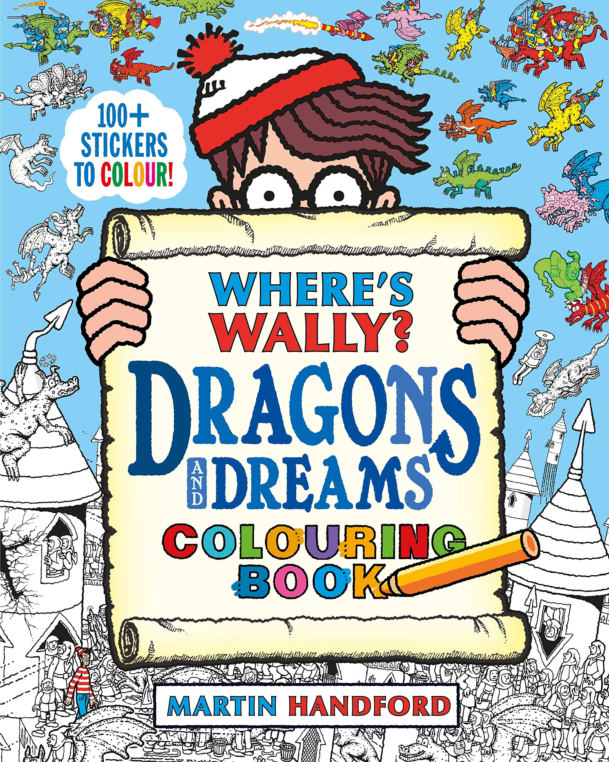 WHERES WALLY DRAGONS AND DREAMS COLOURING BOOK Non-fiction