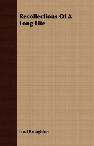 Recollections of a Long Life Contemporary literature