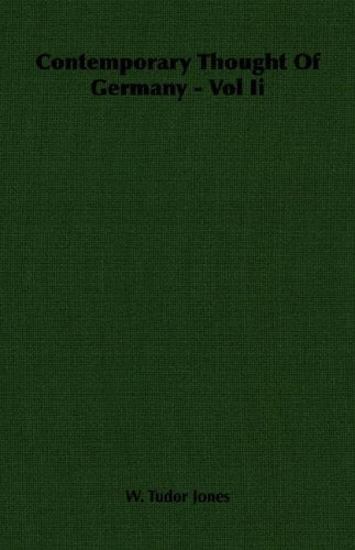 Contemporary Thought of Germany Philosophy