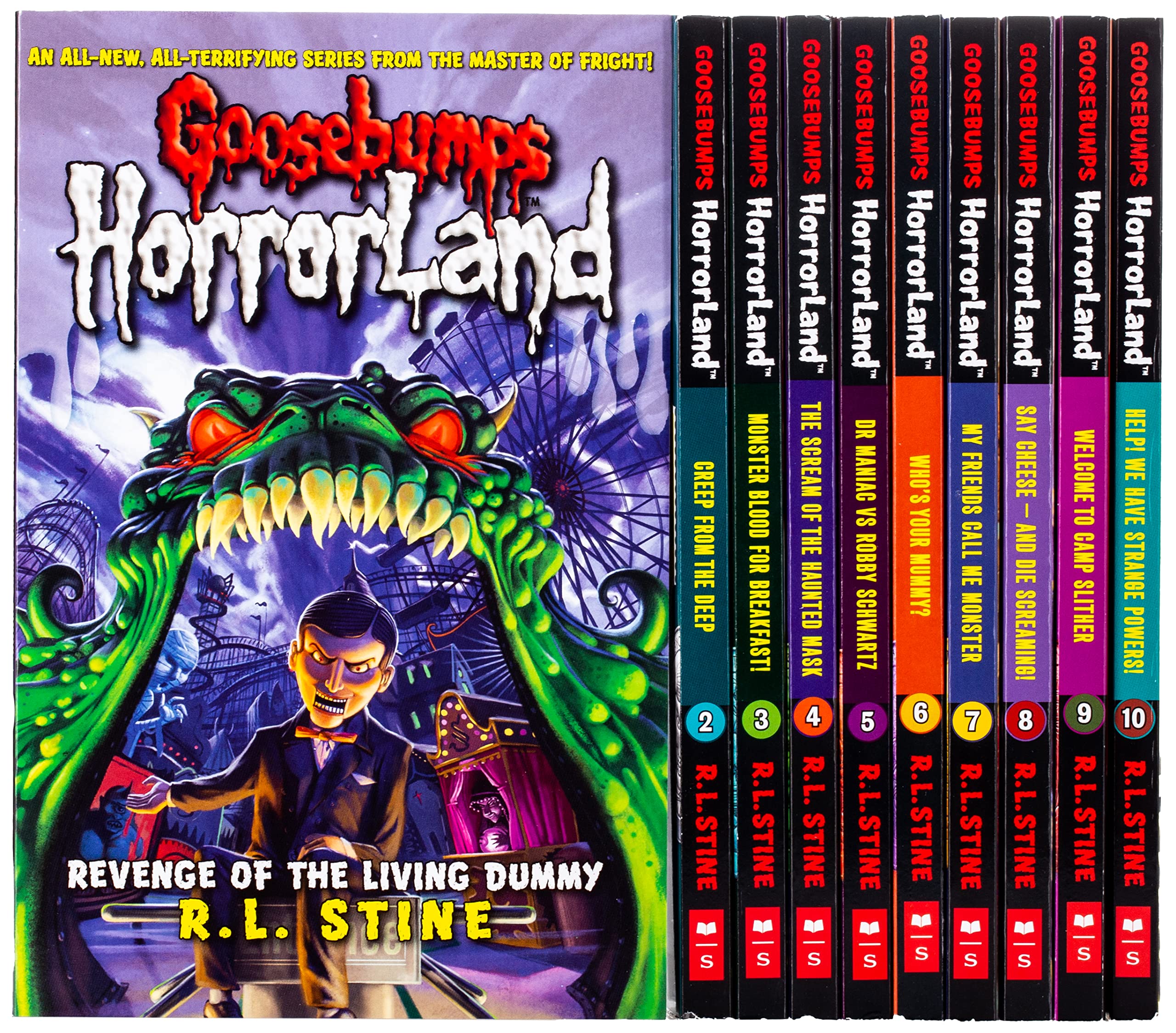 Goosebumps Horrorland 10 set Books