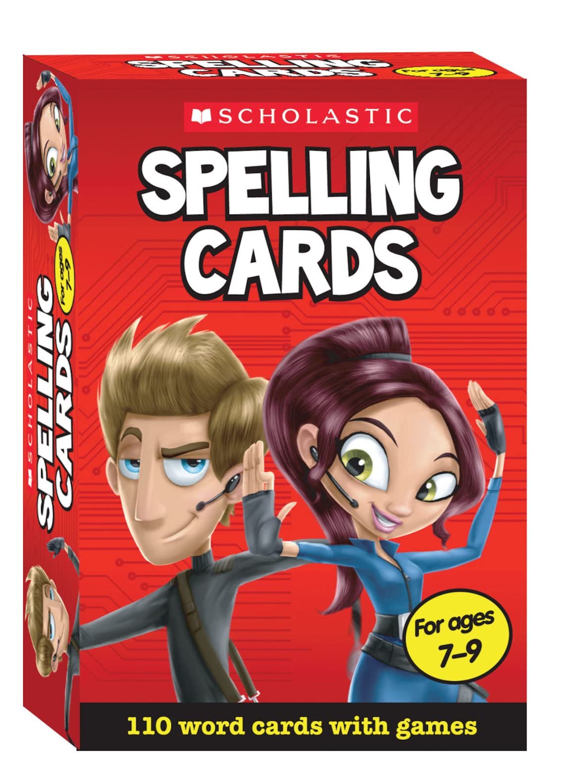 110 Spelling Flash Cards for ages 7-9 (Years 3-4) including spelling games for the National Curriculum (Scholastic Spelling Cards) Reading Aloud & Learning to Read