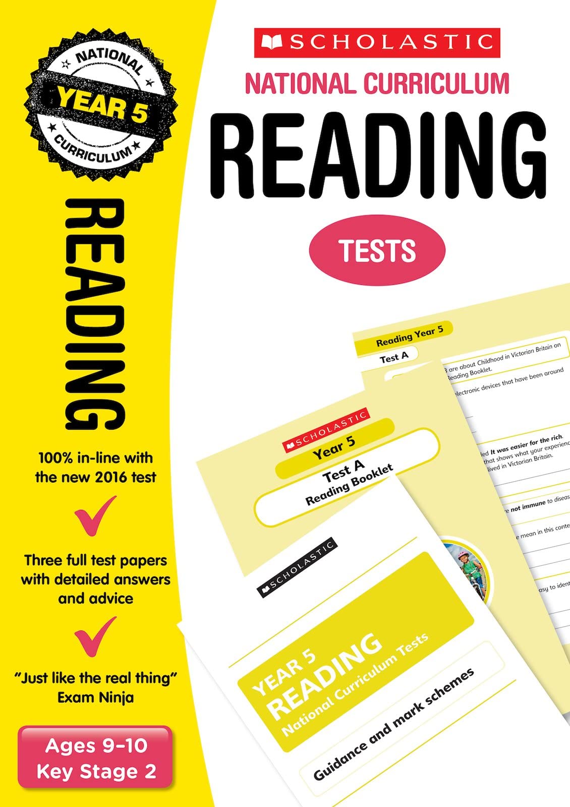 2021 SATs Practice Papers for Reading, Year 5 (Scholastic National Curriculum SATs) (National Curriculum SATs Tests) book