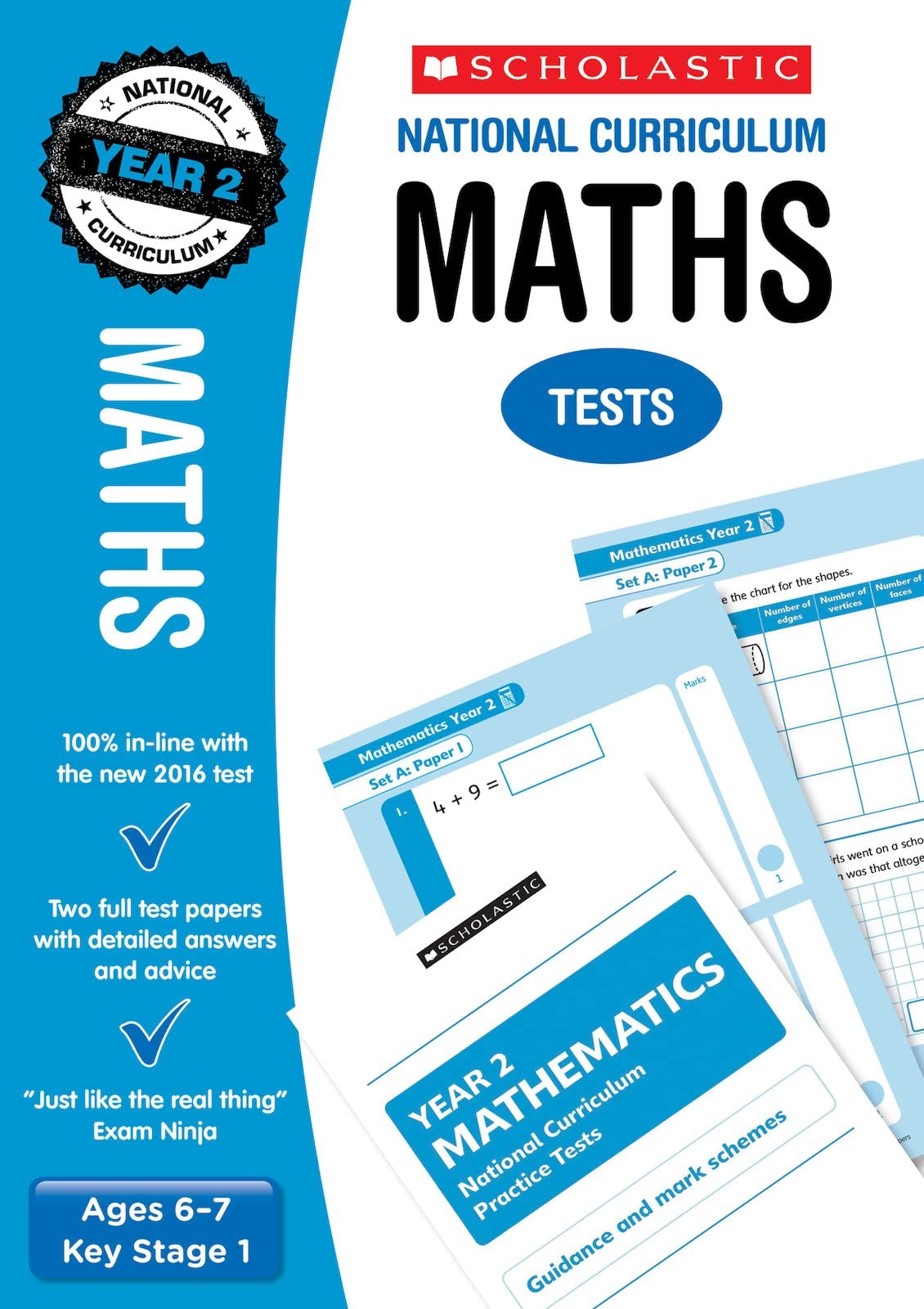 Practice SATs Test Papers: Maths, for children ages 6-7 (Year 2) Perfect for Home Learning.: (National Curriculum SATs Tests) book