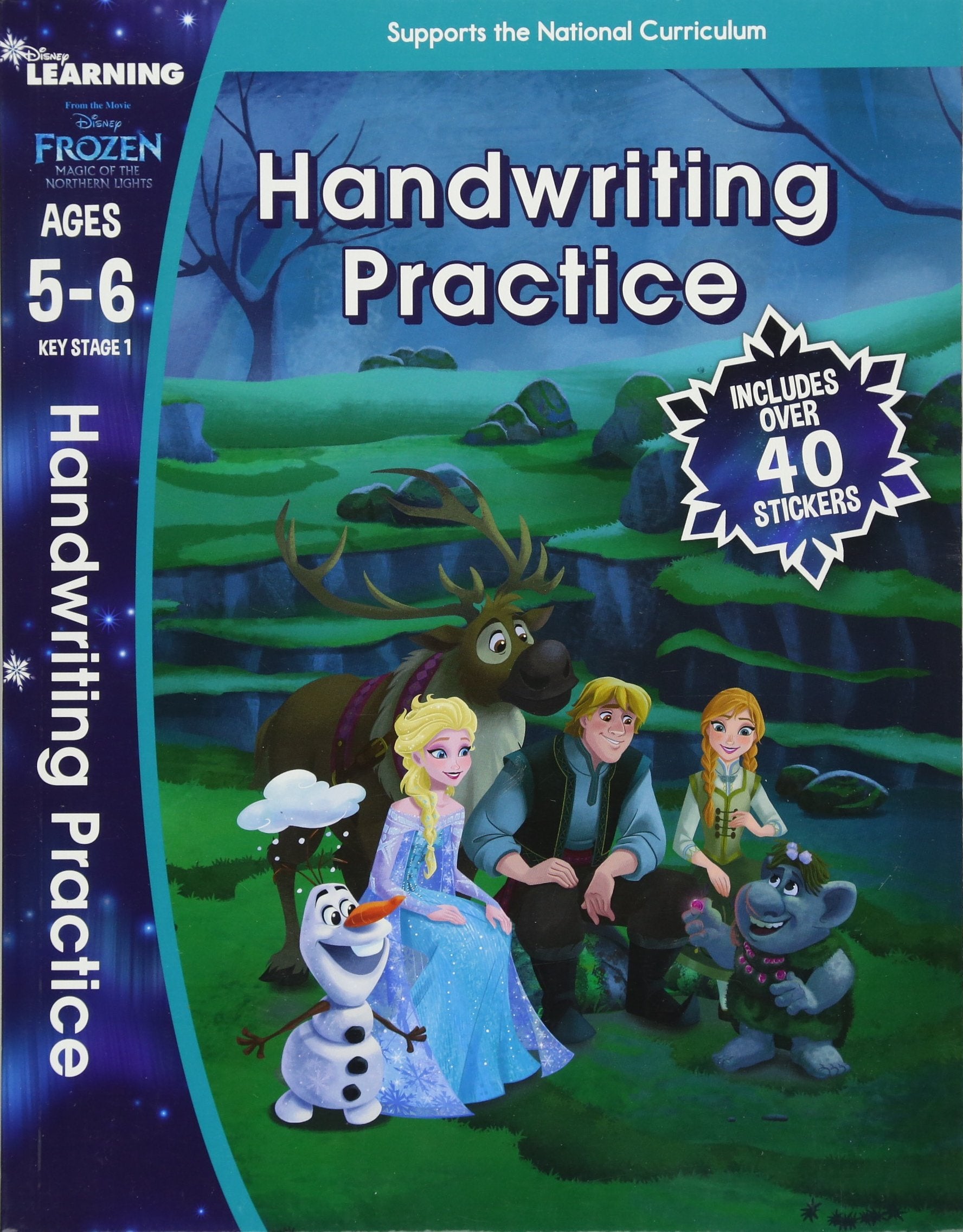 Frozen Magic of the Northern Lights: Handwriting Practice (Ages 5-6) book