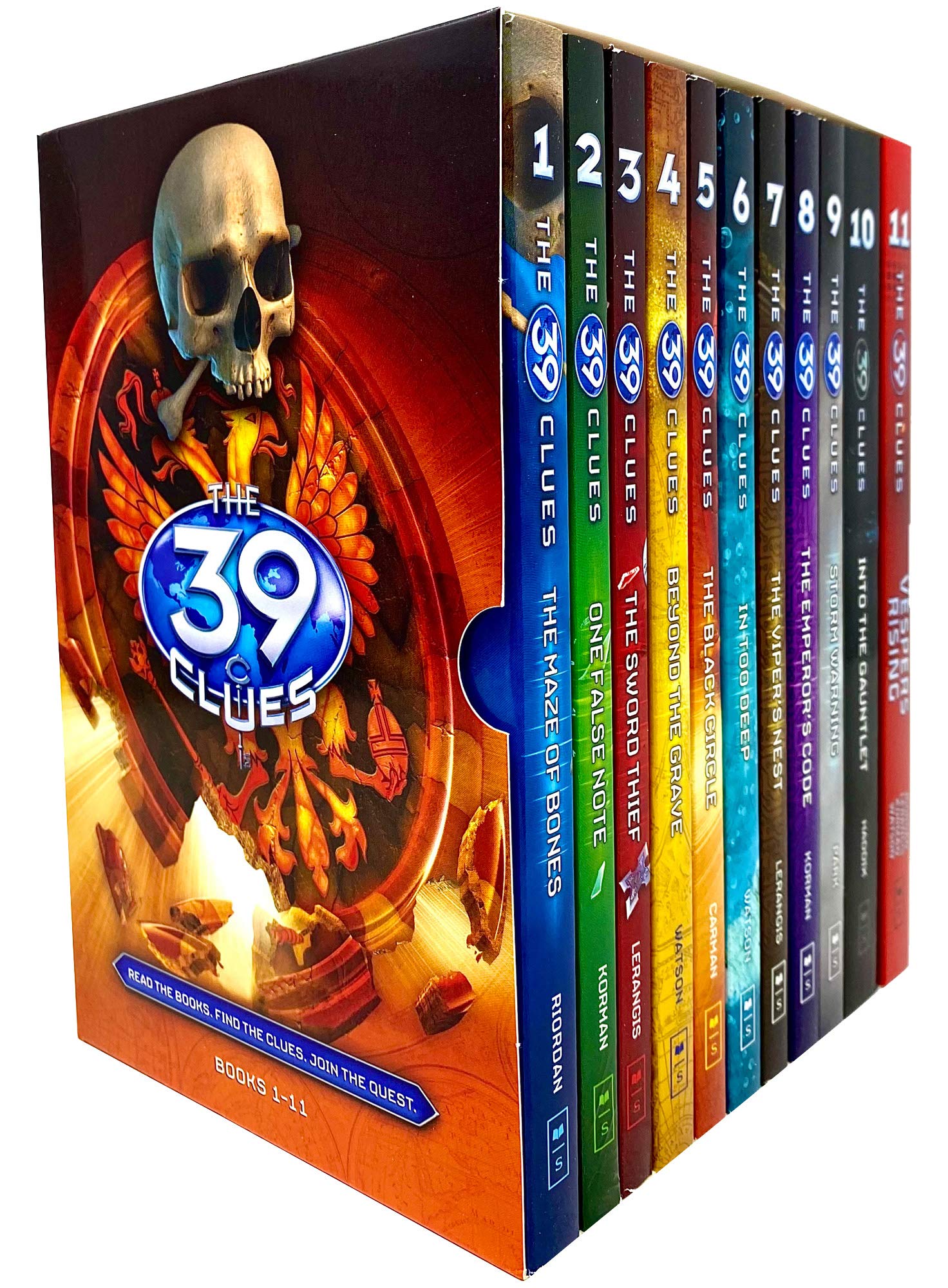 The 39 Clues Series Complete Collection Books 1 - 11 Box Set Fiction