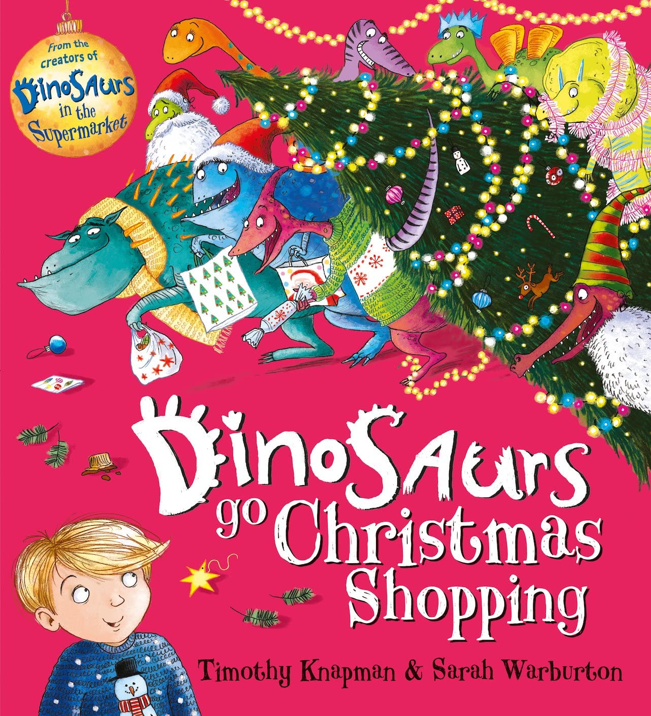 Dinosaurs Go Christmas Shopping Humour & Satire