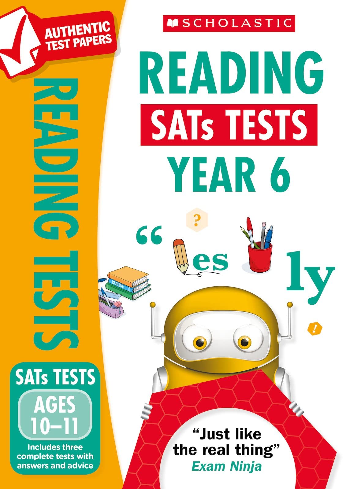 Reading Practice Tests for Ages 10-11 (Year 6) Includes three complete test papers plus answers and mark scheme (National Curriculum SATs Tests) book