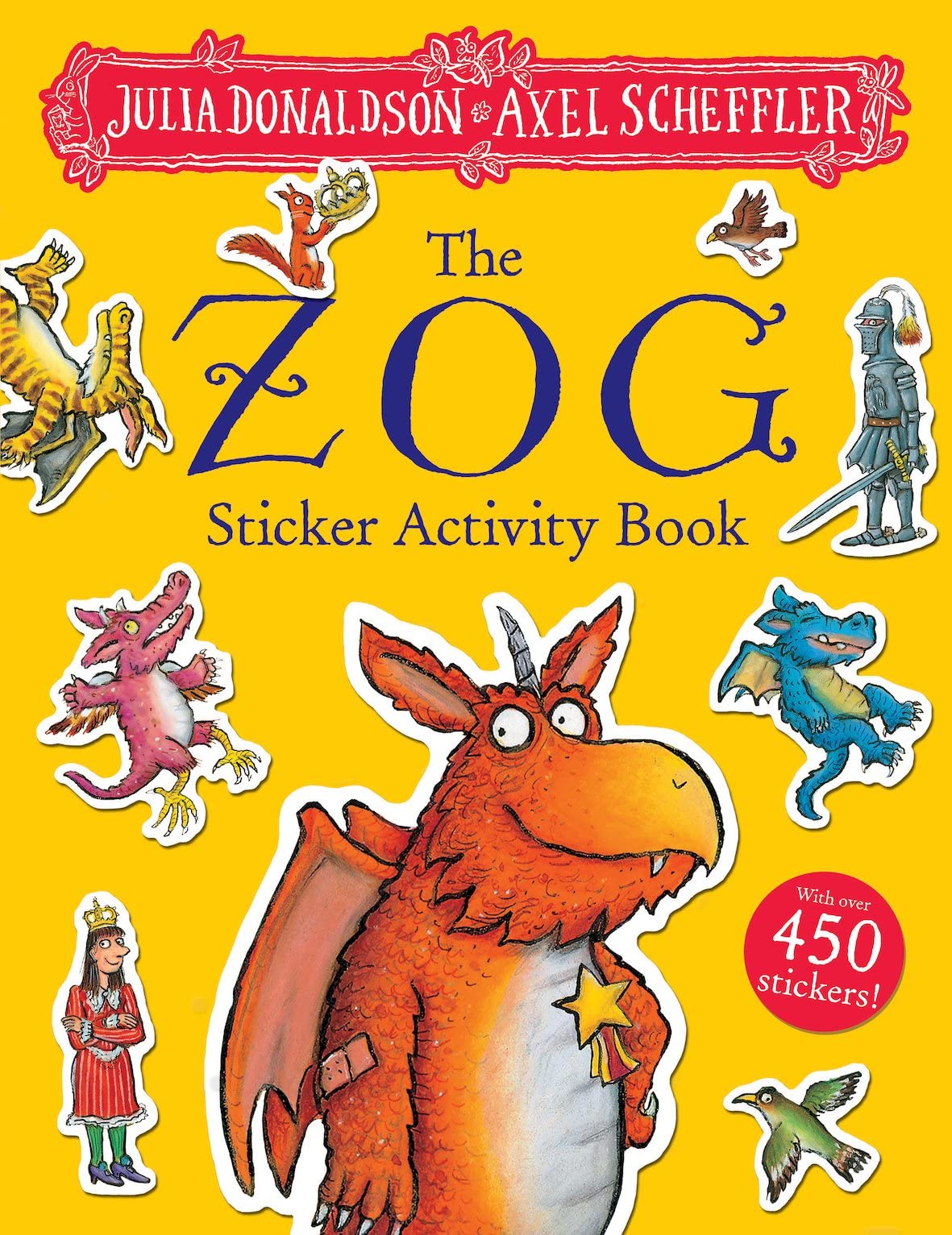 The Zog Sticker Activity Book: Packed with mazes, dot-to-dots, word searches, colouring-in pages and more! book