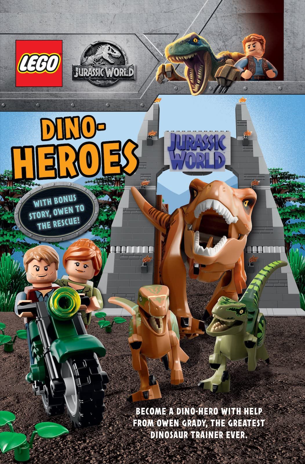 Dino Heroes (with bonus story Owen to the Rescue) book