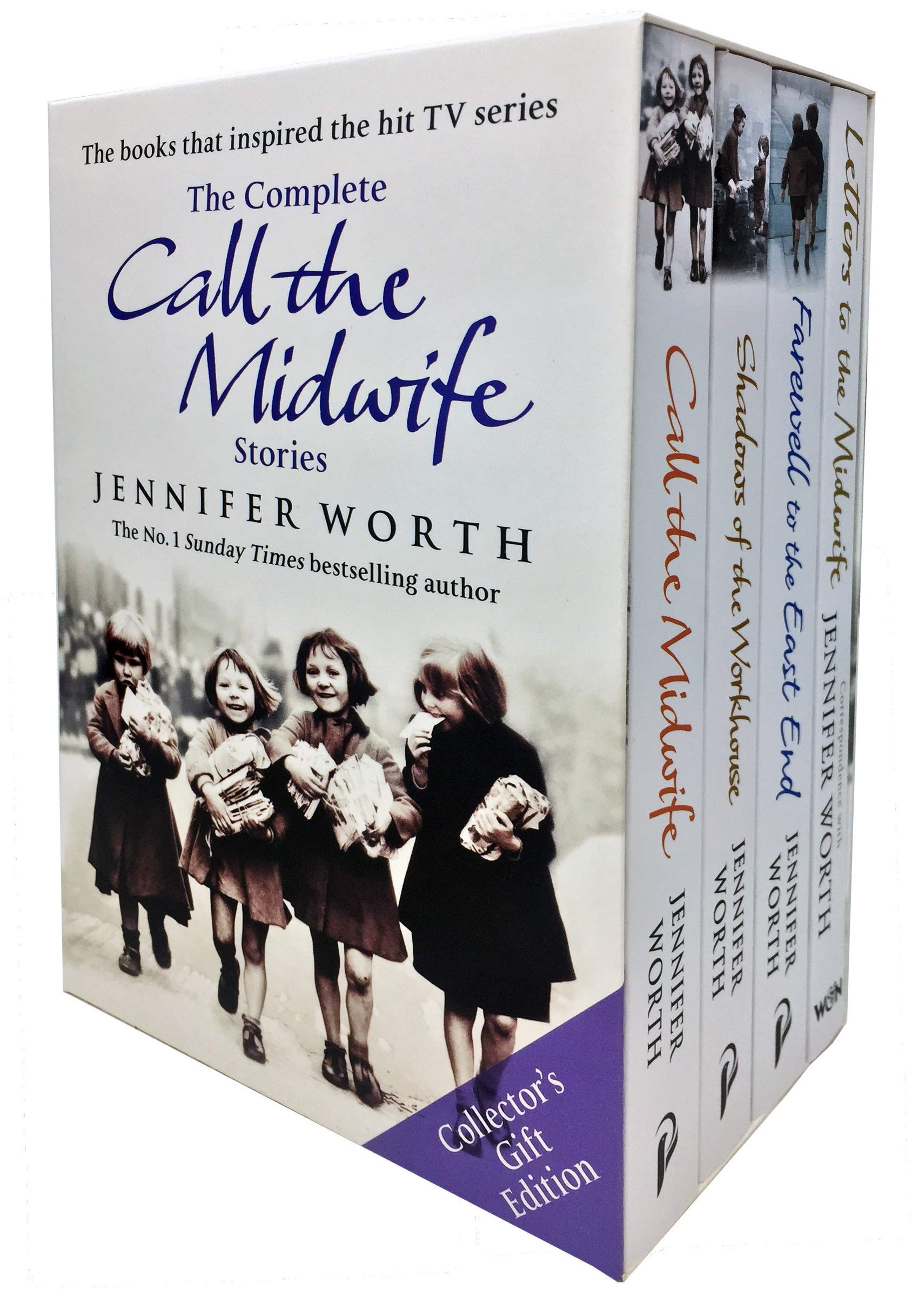 Jennifer Worth Collection 4 Books Set (Farewell To The East End: The Last Day... Contemporary literature