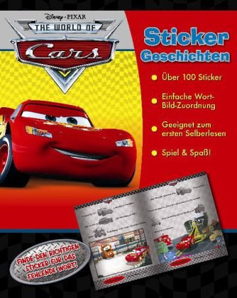 Disney: Sticker: Cars 1: Über 100 Sticker. Einfache Wort-Bild-Zuordnung. Geeignet zum ersten Selberlesen. Spiel & Spaß! Tiptoi & Games