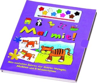 Mal mit!, m. 9 Wasserfarben Books
