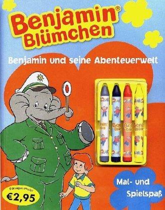 Benjamin und seine Abenteuerwelt, m. 4 Wachsmalstiften: Mal- und Spielspaß Tiptoi & Games