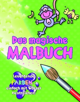 Das magische Malbuch, grün, m. Pinsel Books