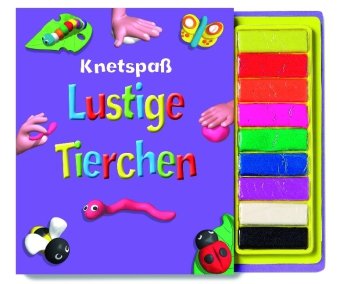 Lustige Tierchen, m. 9 farb. Kinderknete Books
