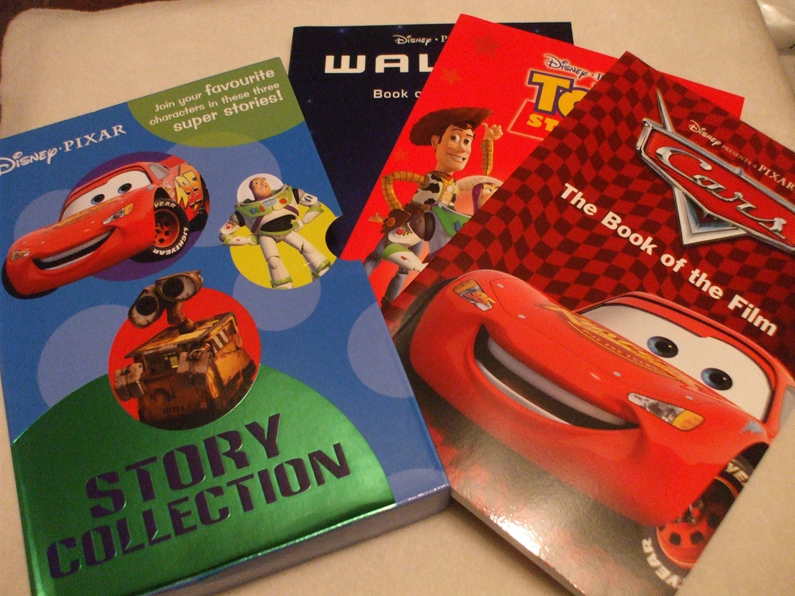 disney pixar story collection, Wall/ Toy Story 2/ Cars Books
