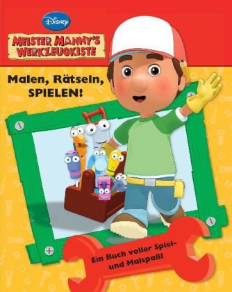 Disney: Meister Manny's Werkzeugkiste: Malen, Rätseln, Spielen!: Ein Buch voller Spiel- und Malspaß! Children's books